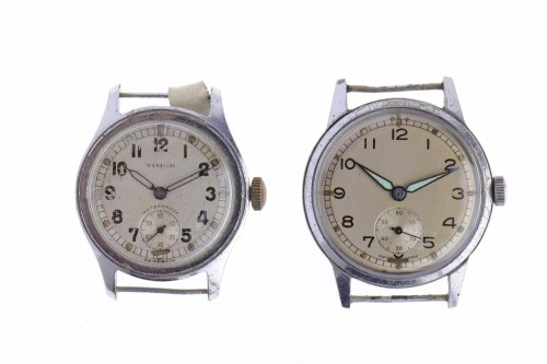 Lot 789 - GENTLEMAN'S TIMOR MILITARY ISSUE STAINLESS...