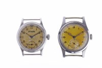 Lot 790 - GENTLEMAN'S LEMANIA MILITARY ISSUE STAINLESS...