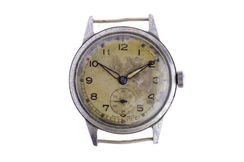 Lot 792 - GENTLEMAN'S MILITARY ISSUE NICKEL PLATED...