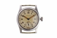 Lot 793 - GENTLEMAN'S CYMA MILITARY ISSUE STAINLESS...