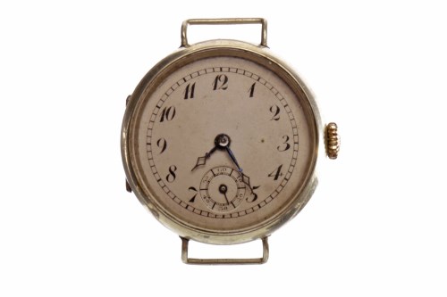 Lot 807 - GENTLEMAN'S CYMA WWI STAINLESS STEEL MANUAL...