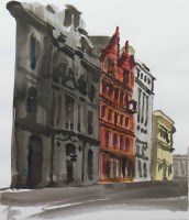 Lot 1 - ROBIN WEBSTER, VIEW OF ST VINCENT PLACE,...