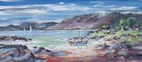 Lot 4 - * JEAN FEENEY, PLOCKTON II mixed media, signed...
