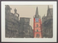 Lot 5 - ROBIN WEBSTER, TRONGATE watercolour on paper,...