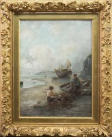 Lot 23 - F WALTERS (19TH CENTURY), BRINGING HOME THE...