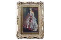 Lot 41 - MAIE E JARVIE, SYLVIA oil on canvas, signed...
