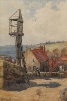 Lot 56 - WILLIAM DALGLISH (1860 - 1909), QUIET VILLAGE...