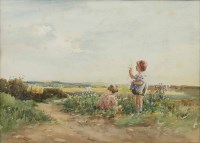 Lot 117 - TOM PATERSON (SCOTTISH 20TH CENTURY), FLOWER...