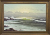 Lot 169 - SCOTTISH SCHOOL, SUNSET oil on canvas, signed...