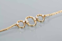 Lot 1691 - FINE EIGHTEEN CARAT GOLD DIAMOND BRACELET set...