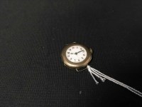 Lot 4 - LADIES GOLD WRISTWATCH with circular dial and...