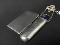 Lot 14 - LATE VICTORIAN SILVER SPECTACLE CASE...