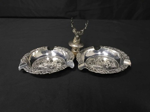 Lot 19 - GOOD GROUP OF SILVERWARE including a silver...