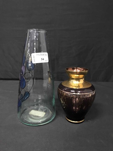 Lot 54 - LOT OF GLASS WARE AND CRYSTAL including...
