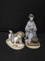 Lot 56 - GOOD LOT OF LLADRO AND OTHER FIGURES three...
