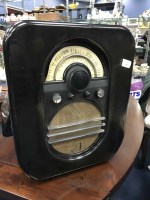 Lot 110 - ECKO TYPE A.C.T. 96 TURNTABLE RADIO in a black...