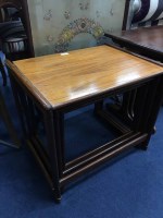 Lot 152 - THREE NESTS OF TABLES