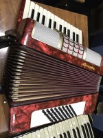 Lot 155 - AN ORFEO ACCORDIAN and a Galotta accordian (2)