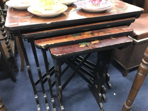 Lot 159 - NEST OF JAPANESE QUARTETTO TEA TABLES