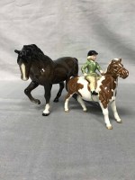 Lot 163 - TWO BESWICK HORSE FIGURES