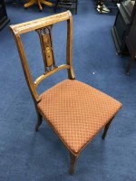 Lot 171 - TWO VICTORIAN ROSEWOOD PARLOUR CHAIRS