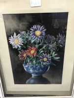 Lot 179 - BRITISH SCHOOL, FLORAL STUDY watercolour on...