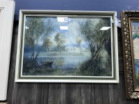 Lot 205 - WILLIAM MILLER VIEW OF A COUNTRY HOUSE...