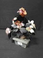 Lot 234 - DECORATIVE CHINESE QUARTZ TREE with box