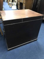 Lot 245 - MAHOGANY BLANKET BOX