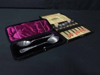 Lot 260 - LARGE LOT OF CASED CUTLERY SETS