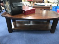 Lot 270 - MODERN OVAL COFFEE TABLE