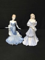 Lot 286 - COALPORT FIGURES Debbie, Catherine, Lily,...