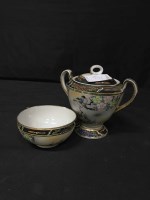 Lot 291 - OLD VIENNA 15 PIECE COFFEE SET with a Japanese...