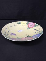 Lot 295 - MAY MILSON HANDPAINTED COMPORT floral decoration