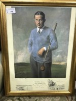 Lot 318 - FOUR LIMITED EDITION PRINTS RELATED TO GOLFING