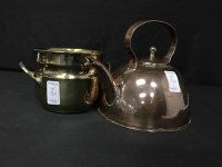 Lot 330 - LOT OF SUNDRY BRASS AND COPPER WARE