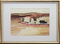 Lot 343 - * BRUCE WALKER, COTTAGES IN AUTUMN LANDSCAPE...