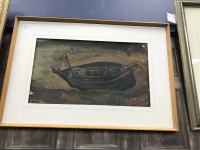 Lot 359 - * MARGARET HORNER, RURAL LANDSCAPE gouache on...