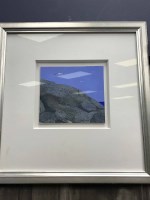 Lot 373 - * BILL WRIGHT DA RSW, ROCKY EDGE mixed media,...