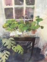 Lot 378 - * HAZEL NAGL RSW, STILL LIFE WITH TABLE AND...