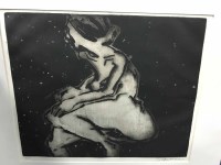 Lot 388 - * JUDY ANN MACMILLAN, FIGURE STUDY etching...