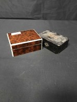 Lot 410 - LOT OF SMALL DECORATIVE BOXES including...