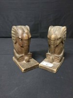 Lot 457 - GROUP OF CARVED ASIAN ITEMS including a pair...