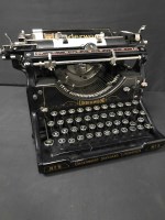 Lot 469 - UNDERWOOD TYPEWRITER along with a vintage...