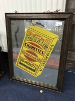 Lot 471 - VINTAGE PUB ADVERTISING MIRROR Gold Flake...