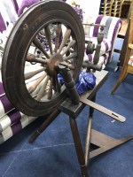 Lot 479 - SPINNING WHEEL pieces present for repair