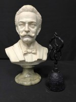 Lot 480 - BUST OF JOHANN STRAUSS along with five Winnie...