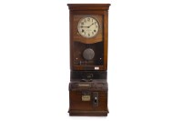 Lot 1008 - EDWARDIAN TIME CLOCK by the International Time...