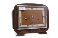 Lot 1019 - EARLY 20TH CENTURY ART DECO MANTEL CLOCK by...