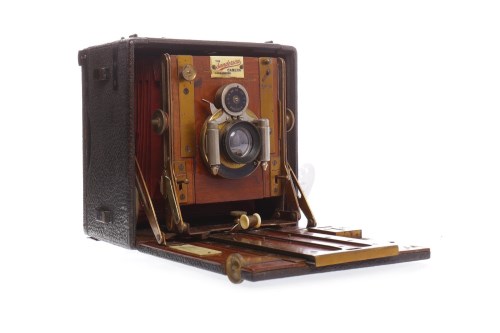 Lot 1032 - VICTORIAN SANDERSON PLATE CAMERA by C.H.& S....